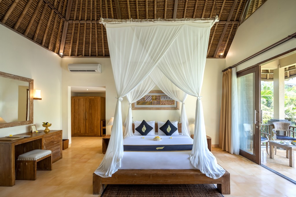 One Bedroom of Deluxe Room at The Sankara Resort Ubud