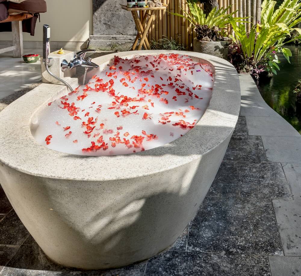 Flower Bath at Radha Spa Ubud